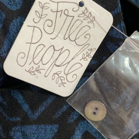 Free people Hot Hoose dress Tropical Green and Blue Sleeveless size 4 - Picture 3 of 15